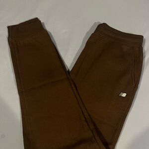 New Balance Brown Sweatpants Straight Leg Joggers